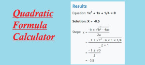 Unveiling the Power of Quadratic Formula Calculators